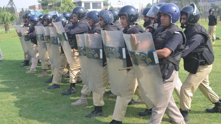 Battagram Police training continues for general election duty