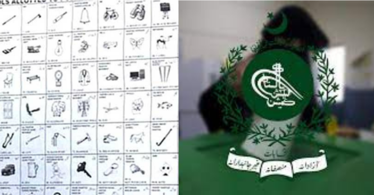 Election symbols of candidates from 2 national and 4 provincial constituencies of Abbottabad