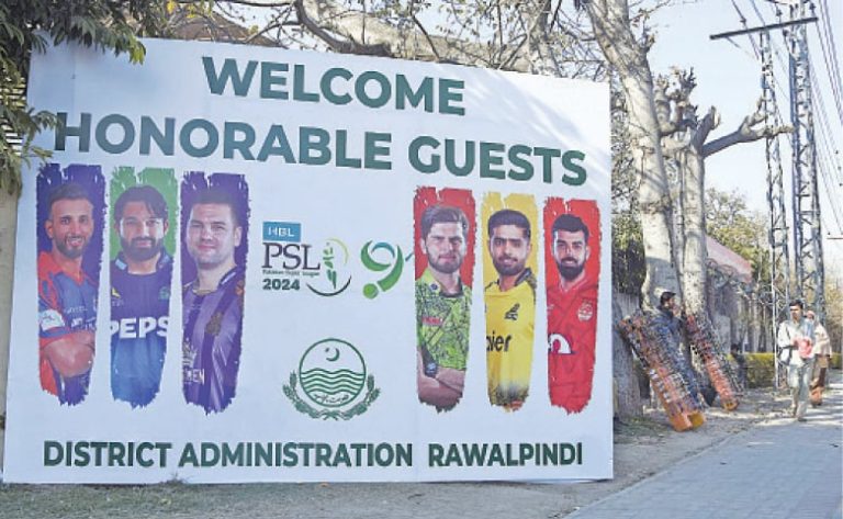 A few days left for the main PSL festival in Rawalpindi