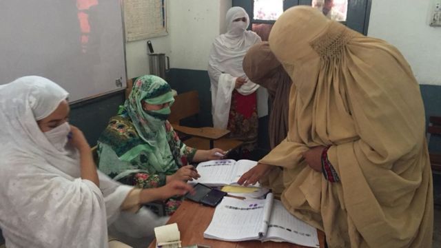 Ban on entry of men into female polling stations during general elections