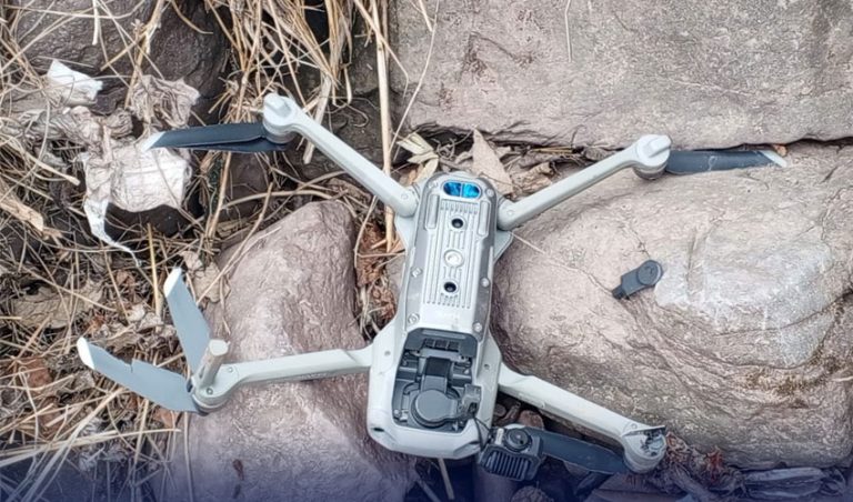 Pakistan Army shot down a quadcopter of Indian Army spying on the Line of Control