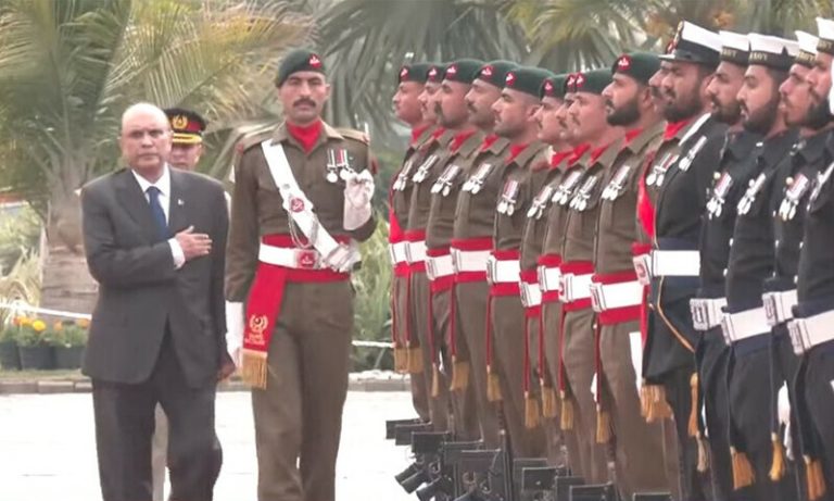Guard of honor presented in honor of President Asif Ali Zardari
