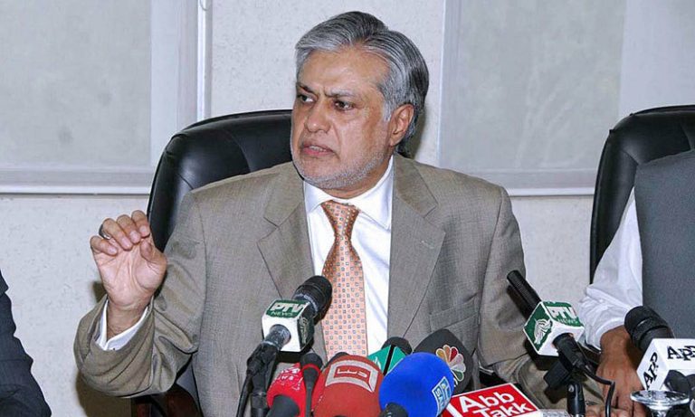 Senator Ishaq Dar dropped out of the Finance Minister race