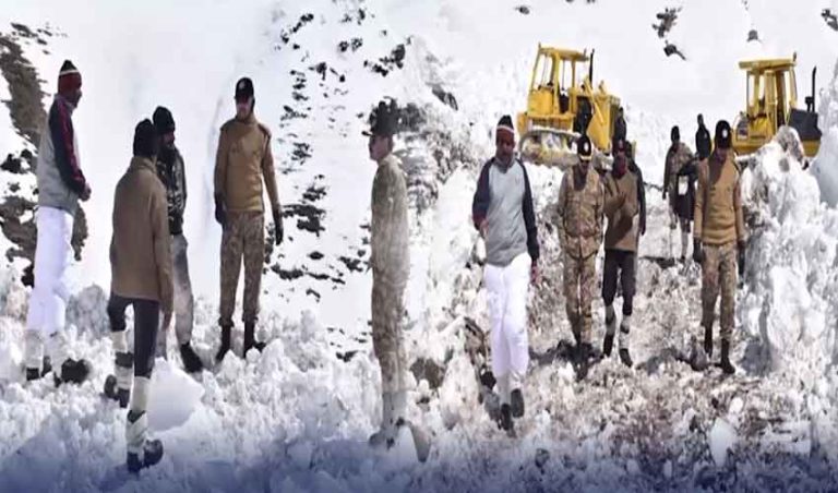 Pakistan Army's Route Clearance Operation in Barzal Pass of Gilgit-Baltistan
