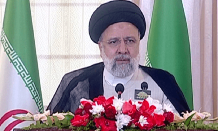 Iranian president says he wanted to address ‘public gathering’ in Pakistan