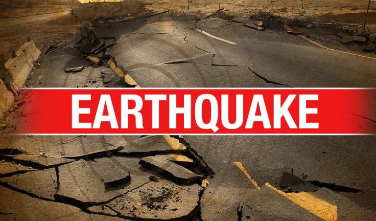 Earthquake shocks in the city of Quetta, Balochistan