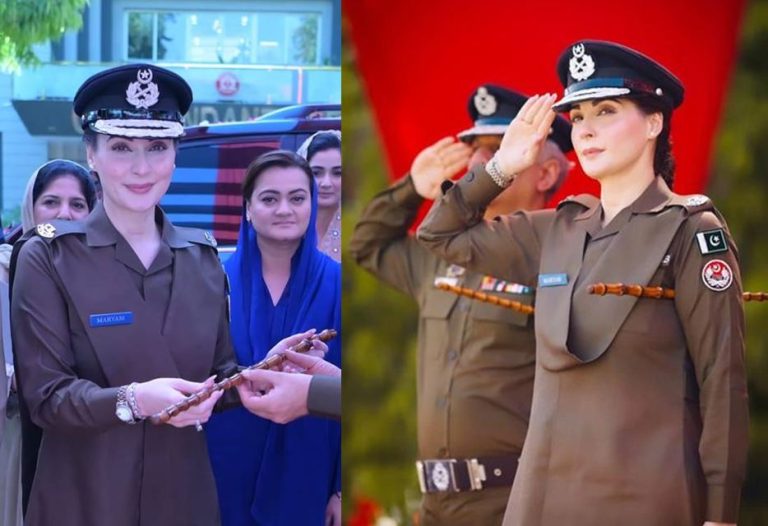 Chief Minister Maryam is 'entitled' to wear uniform, explains Punjab Police