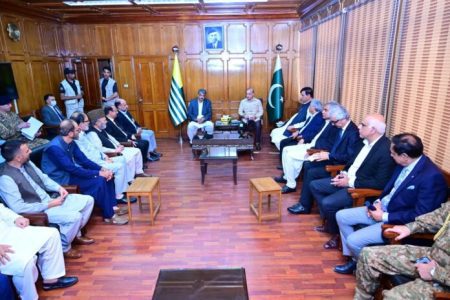 The Prime Minister emphasized on the permanent solution of the problems of the people in Azad Jammu and Kashmir