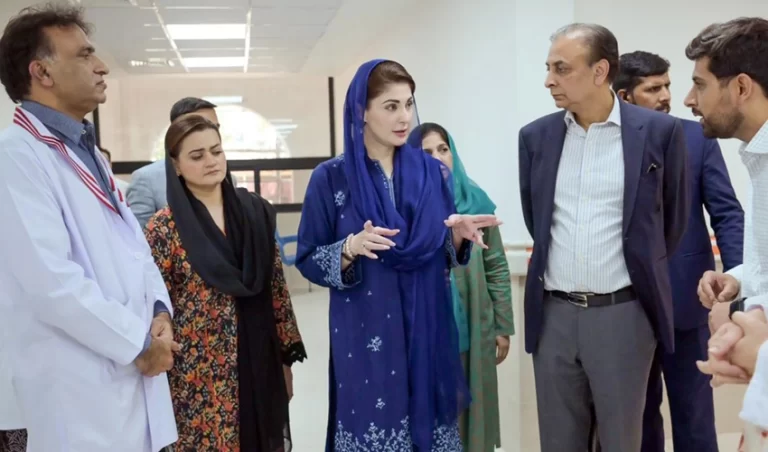 Rawalpindi Chief Minister Maryam Nawaz made a surprise visit to a local hospital