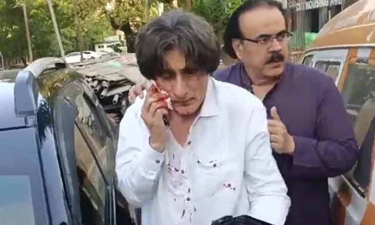 Who attacked Rauf of PTI