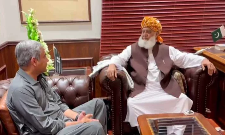 Interior Minister Naqvi's meeting with Maulana Fazlur Rehman