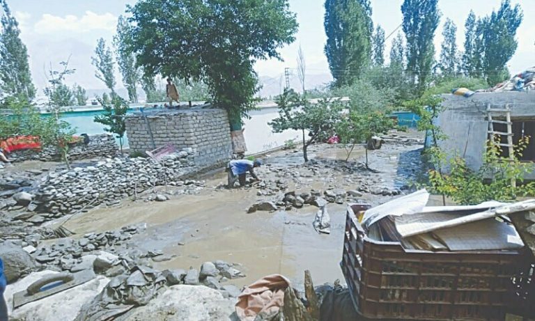 Flood devastation in Skardu: Hundreds of houses and crops destroyed