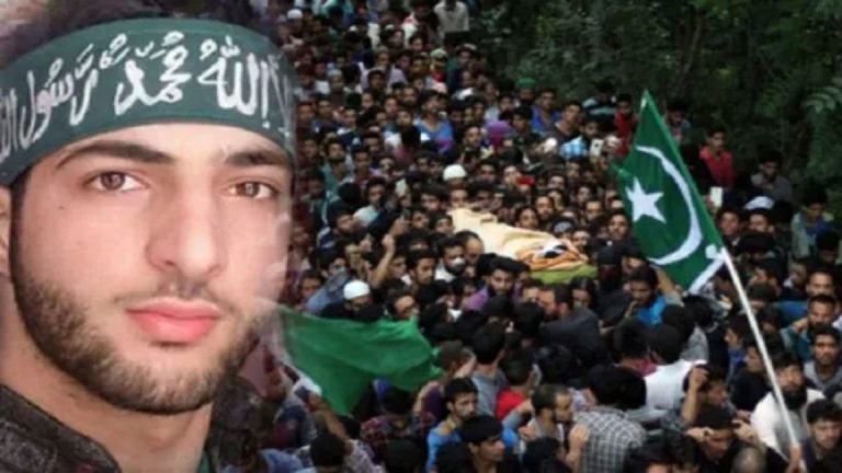 The 8th martyrdom day of Tehreek Azadi Kashmir Commander Burhan Muzaffar Wani is being celebrated today