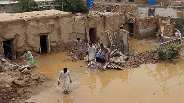 In Gilgit-Baltistan due to rains flood situation has arisen