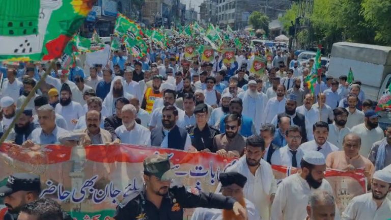 In Azad Kashmir today, the end of prophethood day is being celebrated at the official level