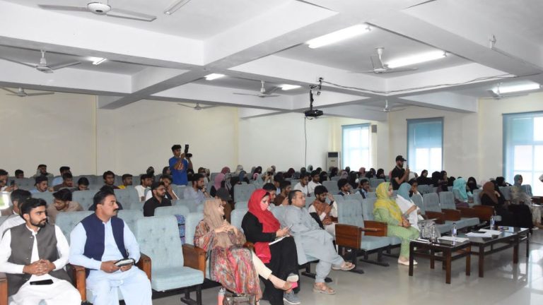 A session was organized in Haripuri University to create awareness about traffic rules