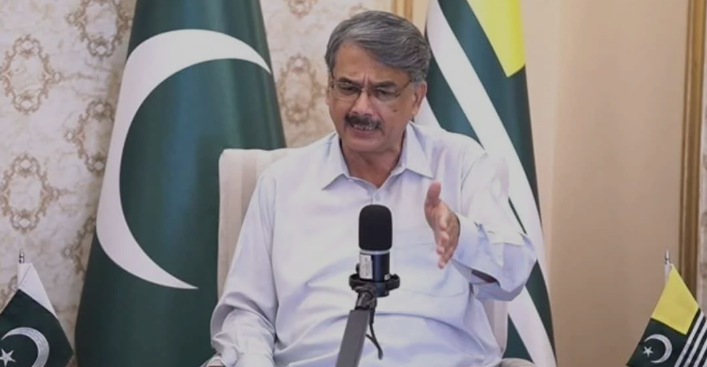 اگرکسی کے نمبر پورے ہیں تو عدم اعتماد کیوں نہیں لاتے؟ وزیراعظم آزادکشمیر چودھری انوار الحق If someone's numbers are full, why don't they bring a no-confidence motion? Prime Minister of Azad Kashmir Chaudhry Anwarul Haq