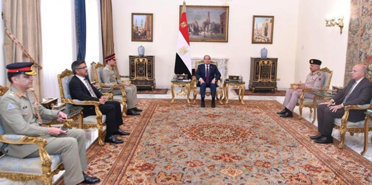 فیلڈ مارشل عاصم منیر کی مصر کے صدر سے ملاقات، دوطرفہ تعلقات پر تبادلہ خیال Field Marshal Asim Munir meets with Egyptian President, discusses bilateral relations