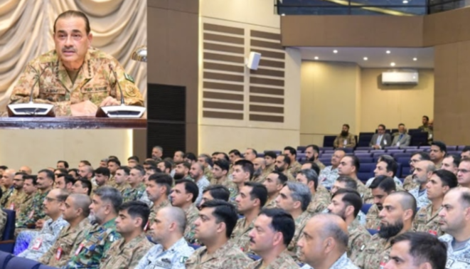 فیلڈ مارشل عاصم منیر کا سرحد پار سے ہونے والی دہشت گردی کو طاقت سے کچلنے کا اعلان Field Marshal Asim Munir vows to crush cross-border terrorism with force.