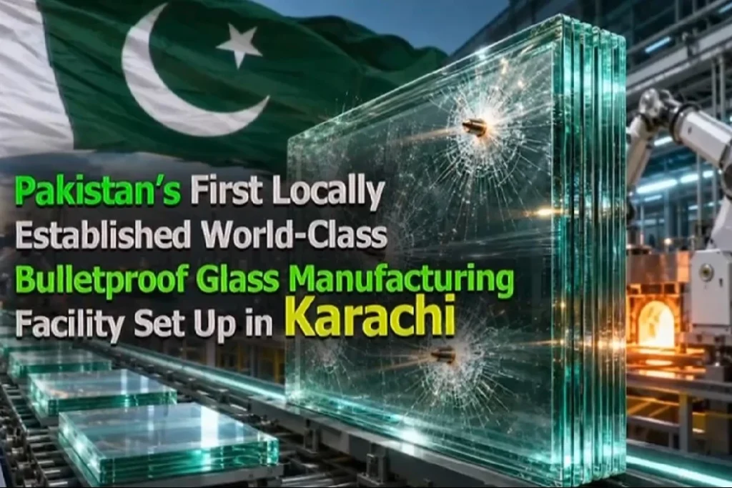 پاکستان میں پہلی جدید بلٹ پروف شیشہ ساز فیکٹری کے قیام کا منصوبہ