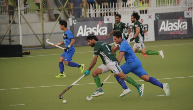 اسلام آباد: دوسرے ہاکی ٹیسٹ میں پاکستان نے جنوبی کوریا کو 1-3 سے ہرادیا Islamabad: Pakistan defeats South Korea 1-3 in second hockey test