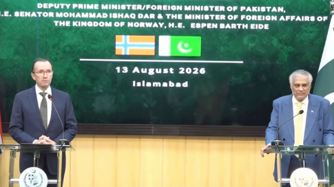 پاکستان نے امریکہ اور ایران کی جنگ کے دوران مشکل وقت میں جرأت مندانہ کردار ادا کیا: ناروے Pakistan played a courageous role during the difficult period of the conflict between the US and Iran: Norway.