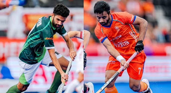 ہاکی ورلڈ کپ کے اہم میچ میں بھارت نے پاکستان کو 3-5 سے ہرادیا، قومی ٹیم ایونٹ سے باہر In a crucial Hockey World Cup match, India defeated Pakistan 5-3; the national team is out of the tournament.