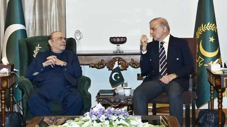 صدر مملکت اور وزیراعظم کی اہم ملاقات ،پی ٹی آئی سے مذاکرات کیلئے مشترکہ کمیٹی قائم Important meeting between President and Prime Minister, joint committee formed for talks with PTI